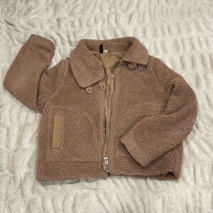 Divided Tan Sherpa Jacket